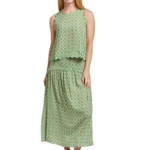 Quinn Top - Green Tile